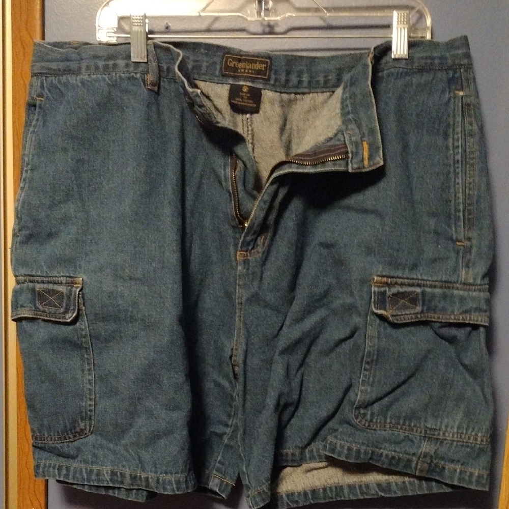 Blue Cargo Shorts